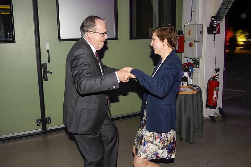 Ludwig Bölkow und Frau Marina