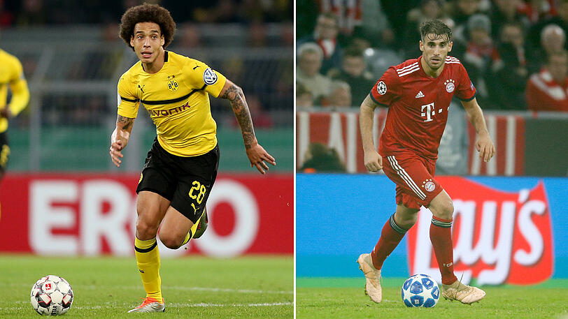 Axel Witsel (29) - Javi Martínez (30): Fuss: "Witsel ist einer der Top-Transfers der Liga, weil er genau der Spielertyp ist, der dem BVB gefehlt hat. Er gewinnt Zweikämpfe, strahlt Ruhe aus &ndash; der beste Sechser der Liga. Da kommt Martínez, immer noch sehr gut, nicht (mehr) heran. Ihm fehlen derzeit Timing und Tempo. Daher sehe ich Witsel vorne." Es steht 2,5:3,5