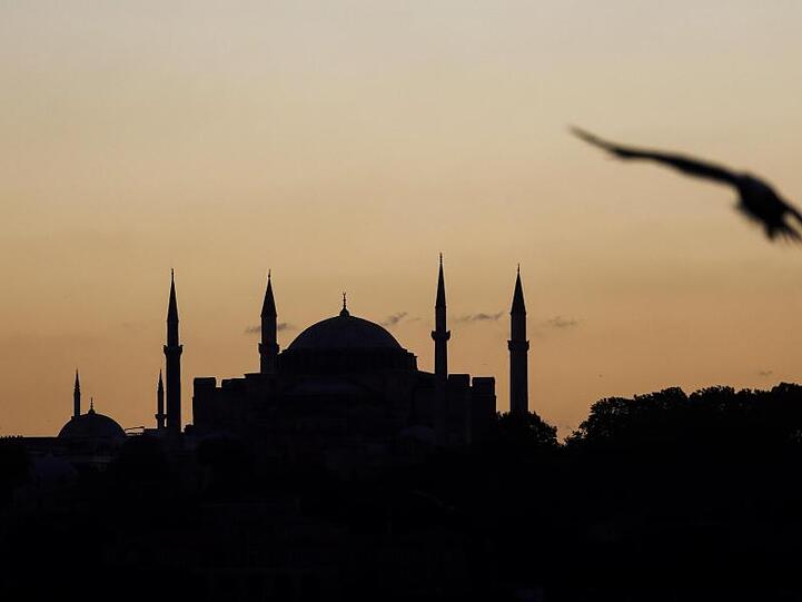 Blick auf die Hagia Sophia.