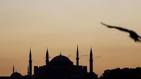 Blick auf die Hagia Sophia.
