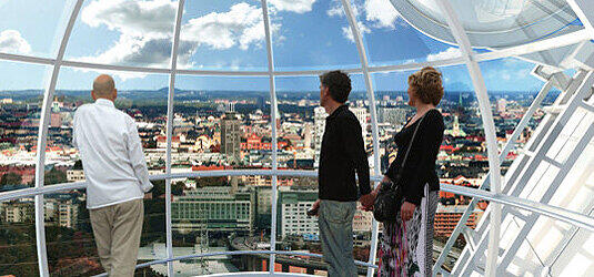Blick aus der Sky-View-Gondel