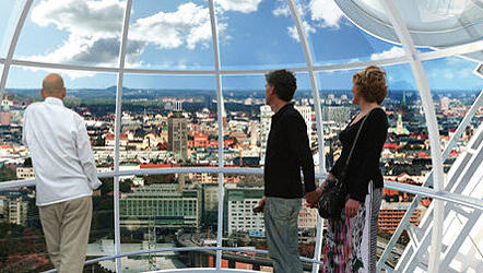 Blick aus der Sky-View-Gondel