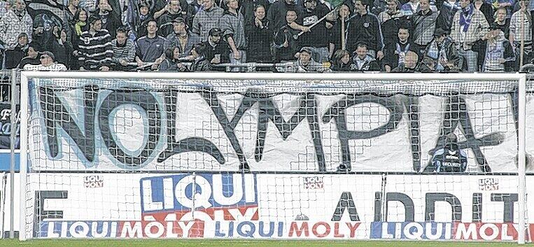 NO-lympia: Nicht alle wollen in das Olympiastadion zurückkehren.