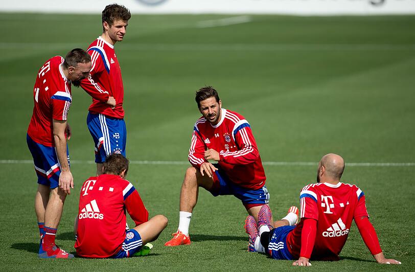 Tag 5 des FC Bayern im Trainingslager in Doha. Klicken Sie sich durch die besten Bilder