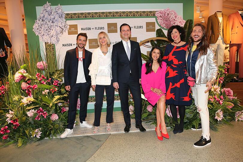 Max Alberti, Marijana Jurcevic, Dr. Tobias Ponn (Konen), Rebecca Mir, Dr. Gabriele Castegnaro (Konen) und Riccardo Simonetti