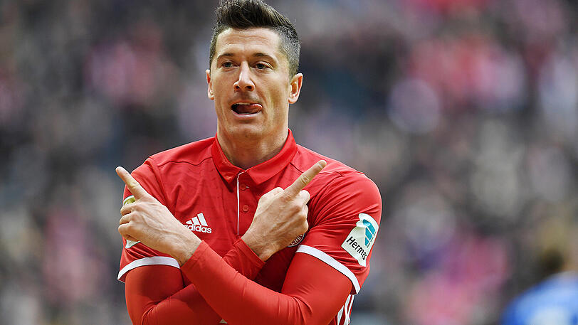 Lewandowski musste das Training vorzeitig abbrechen.