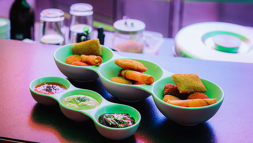 Neben Steaks stehen f&uuml;r den kleinen Hunger zwischendurch auch niederl&auml;ndische Kroketjes auf der Speisekarte.