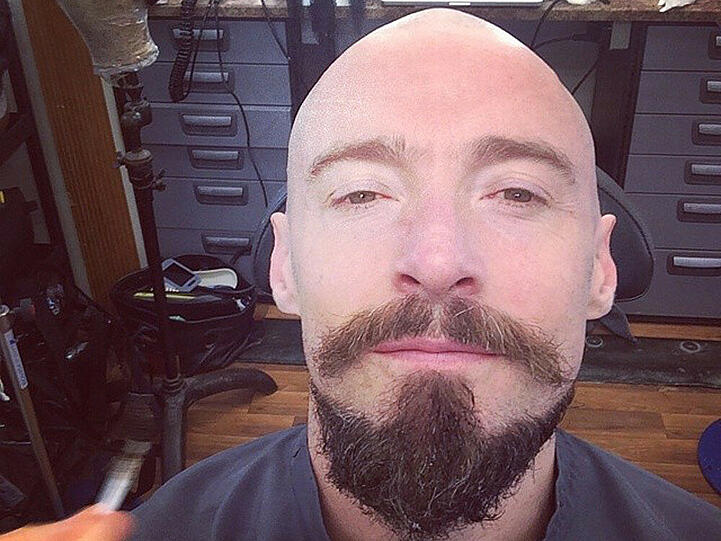 Breaking Bald: Hugh Jackman mit Platte