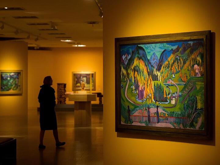 Ernst Ludwig Kirchner, Sertigtal im Herbst, 1925/26.