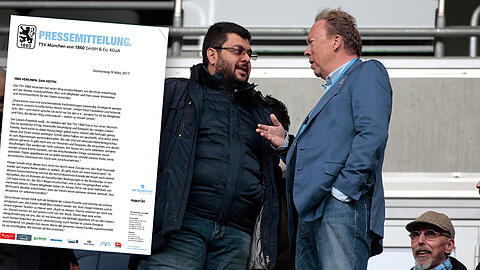 Äußern sich zu den Vorgängen rund um den Verein: Präsident Peter Cassalette und Investor Hasan Ismaik.
