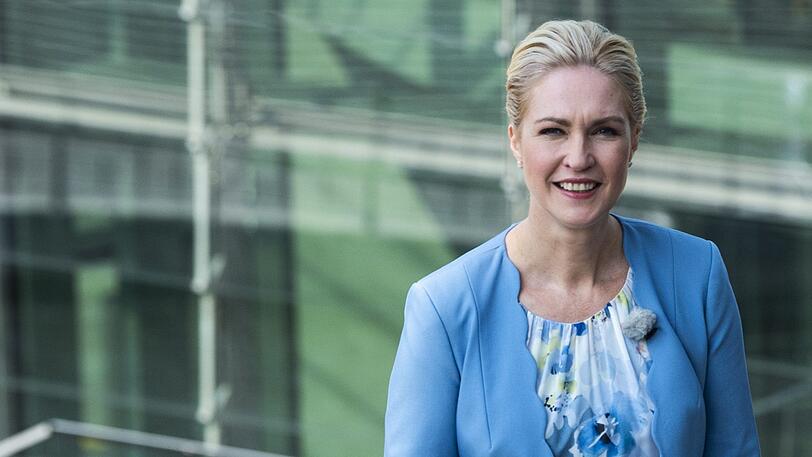 Manuela Schwesig beim ARD-Sommerinterview am 25. August.
