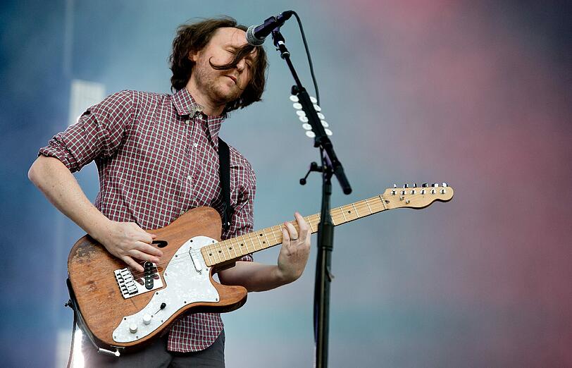 Der Gitarrist Mike Einziger von der US-amerikanischen Band Incubus.