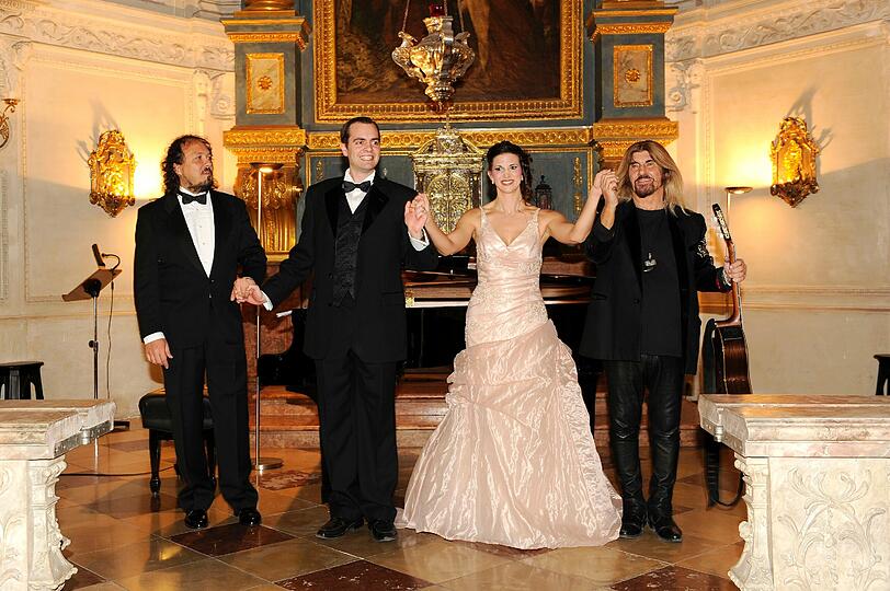 Massimilliano Morralli. Aline Lettow, Justin Moore und Abi Ofarim (v.l.)