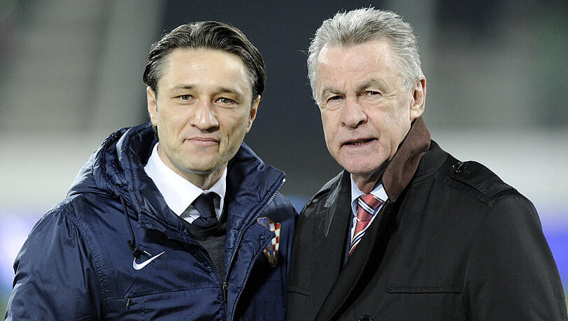 Niko Kovac (l.) spielte zwischen 2001 und 2003 unter Ottmar Hitzfeld beim FC Bayern. Niko Kovac (l.) spielte zwischen 2001 und 2003 unter Ottmar Hitzfeld beim FC Bayern.