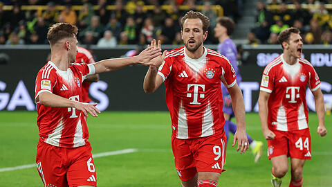 Zwei unverzichtbare Leistungstr&auml;ger des FC Bayern: Joshua Kimmich und Torj&auml;ger Harry Kane