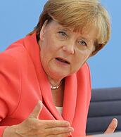 Bundeskanzlerin Angela Merkel (CDU) spricht. Foto: Wolfgang Kumm/dpa/Archivbild Bundeskanzlerin Angela Merkel (CDU) spricht. Foto: Wolfgang Kumm/dpa/Archivbild