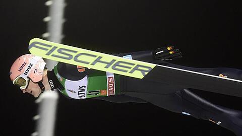 Severin Freund aus Deutschland in Aktion.