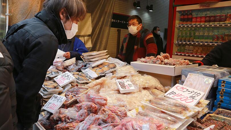China hatte erst vor kurzem ein Embargo gegen einen Teil japanischer Meeresfrüchte aufgehoben. (Symbolbild) China hatte erst vor kurzem ein Embargo gegen einen Teil japanischer Meeresfrüchte aufgehoben. (Symbolbild)