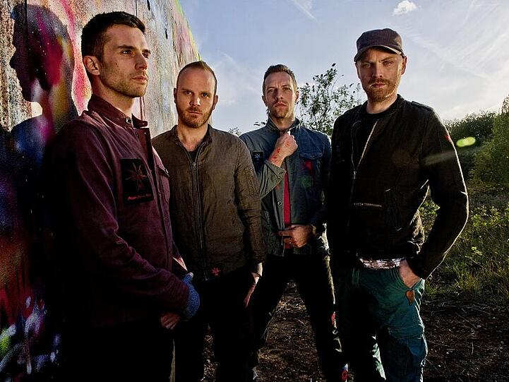 Chris Martin (2.v.r.) und Coldplay machen wieder Musik