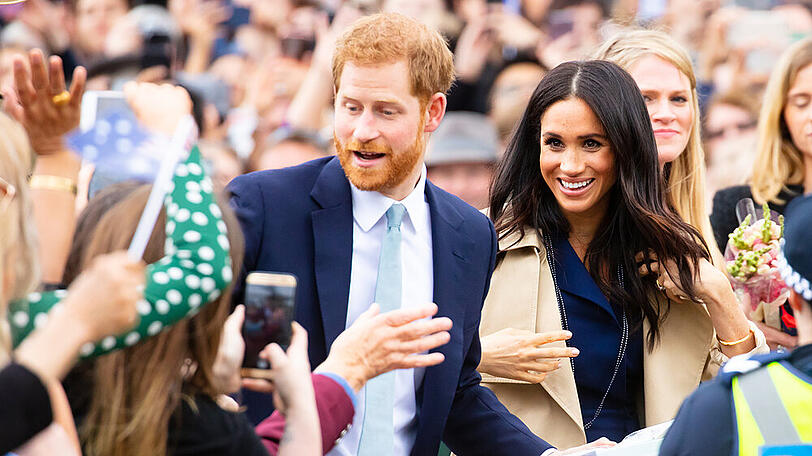 Harry und Meghan 2018 in Melbourne.