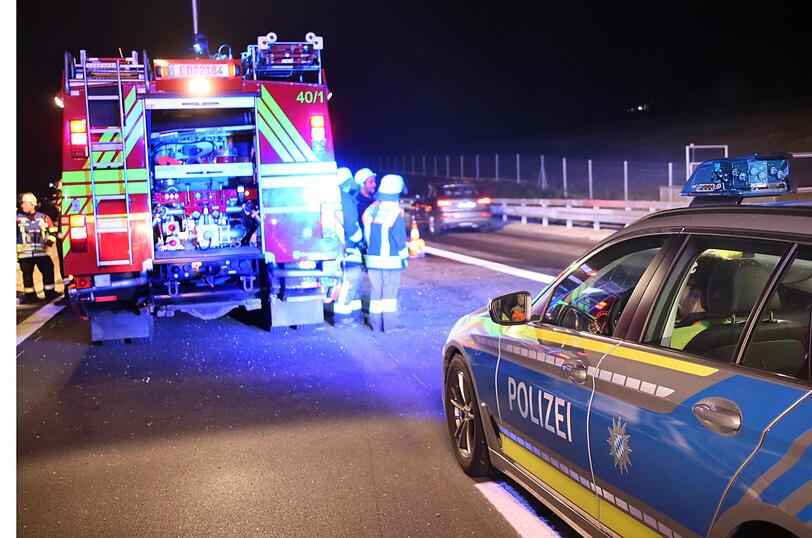Der Van erlitt bei dem Unfall auf der A94 einen Totalschaden.