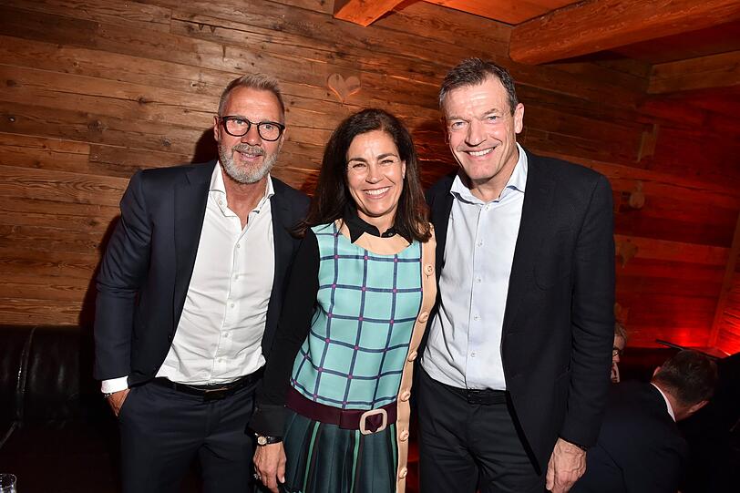 Thorsten Fink, Andreas Jung mit Frau Desiree