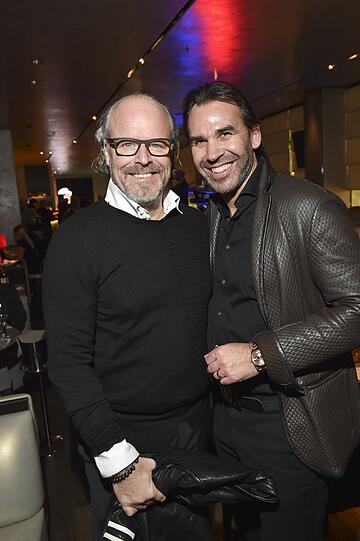 Peter Olsson mit Michael Wilhelmer.