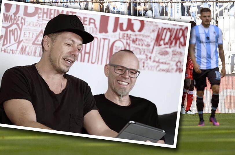 Michi Beck und Thomas D. (r.) von den Fantastischen Vier witzeln über VfB-Post bei Twitter.