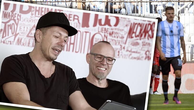 Michi Beck und Thomas D. (r.) von den Fantastischen Vier witzeln über VfB-Post bei Twitter.