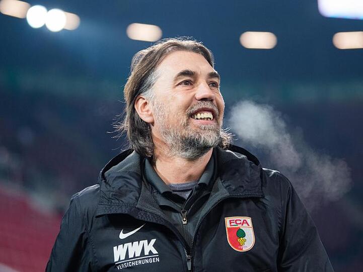 Augsburgs Trainer Martin Schmidt. Foto: Tom Weller/dpa/Archivbild
