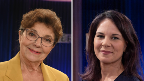 In TV-Show: Monika Baumgartner springt für Annalena Baerbock in die Bresche.
