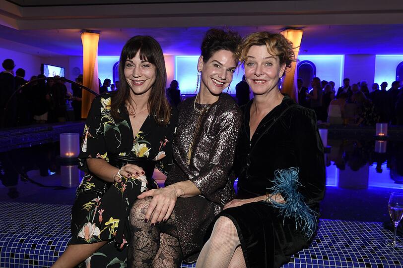 Ulrike Tscharre, Bibiana Beglau und Margarita Broich