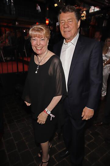 Otto Rehagel mit Ehefrau Beate