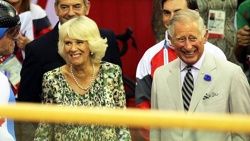 Herzogin Camilla und Prinz Charles bei den Commonwealth Games in Glasgow 2014.