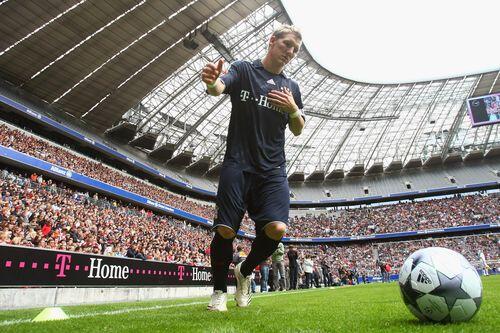 Bastian Schweinsteiger in Aktion für den FC Bayern.