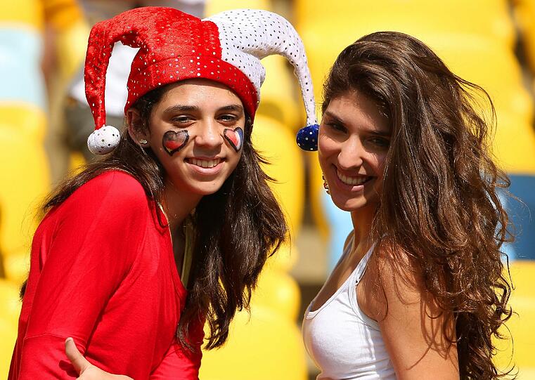 So sexy zeigen sich die Fans bei der WM: Die Bilder von 2014...