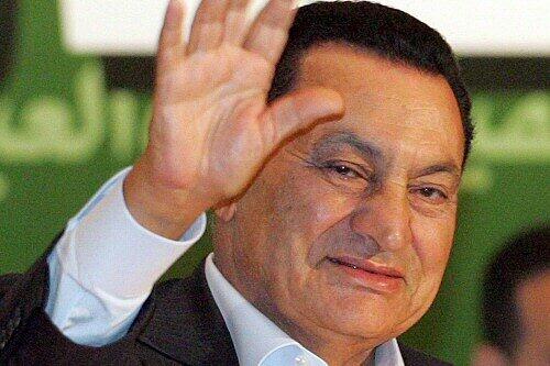 Der ägyptische Präsident Mubarak.