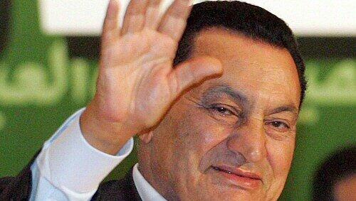 Der ägyptische Präsident Mubarak. Der ägyptische Präsident Mubarak.