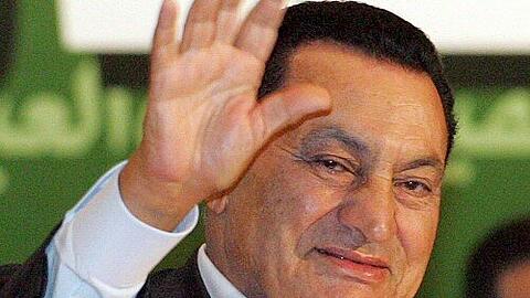 Der ägyptische Präsident Mubarak.