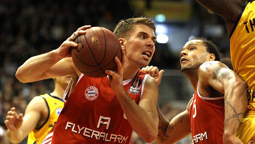 Die Bayern-Stars Chevon Troutman (rechts) und Steffen Hamann. Die Bayern-Stars Chevon Troutman (rechts) und Steffen Hamann.