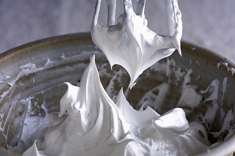 Eischnee kann auch vegan hergestellt werden