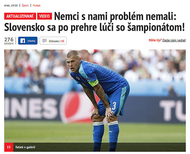 Nový Èas (Slowakei): "Die Deutschen hatten kein Problem mit uns"
