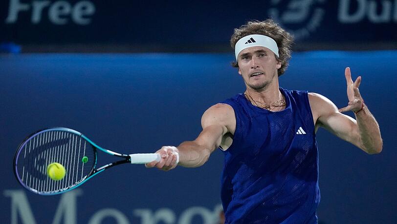 Steht in Dubai im Achtelfinale: Alexander Zverev.