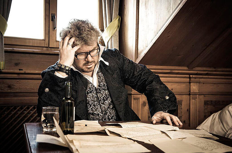 Moses Wolff ist an diesem Abend einfach ganz er selbst.