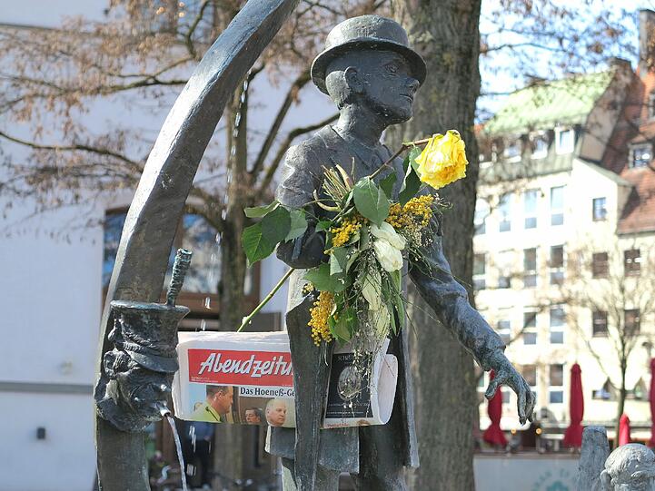 ...wo auch Karl Valentin seinen eigenen Brunnen hat...
