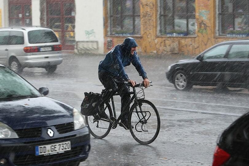 In Oberfranken sorgte ein heftiges Gewitter für ein kleineres Chaos. (Archivbild)