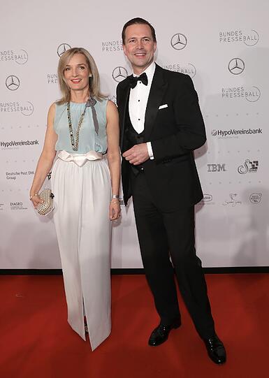 Regierungssprecher Steffen Seibert und Frau Sophia