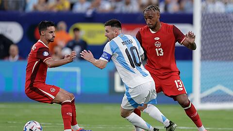 Lionel Messi erzielte seinen ersten Treffer im Turnier.
