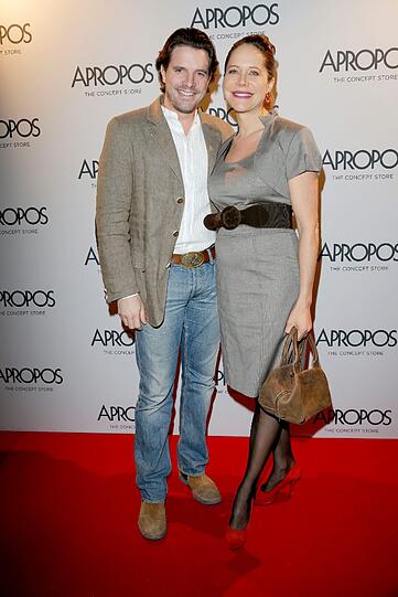 Die schwangere Doreen Dietel und ihr Freund Tobias Guttenberg