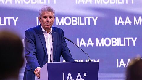 OB Dieter Reiter bei der Eröffnung der IAA.